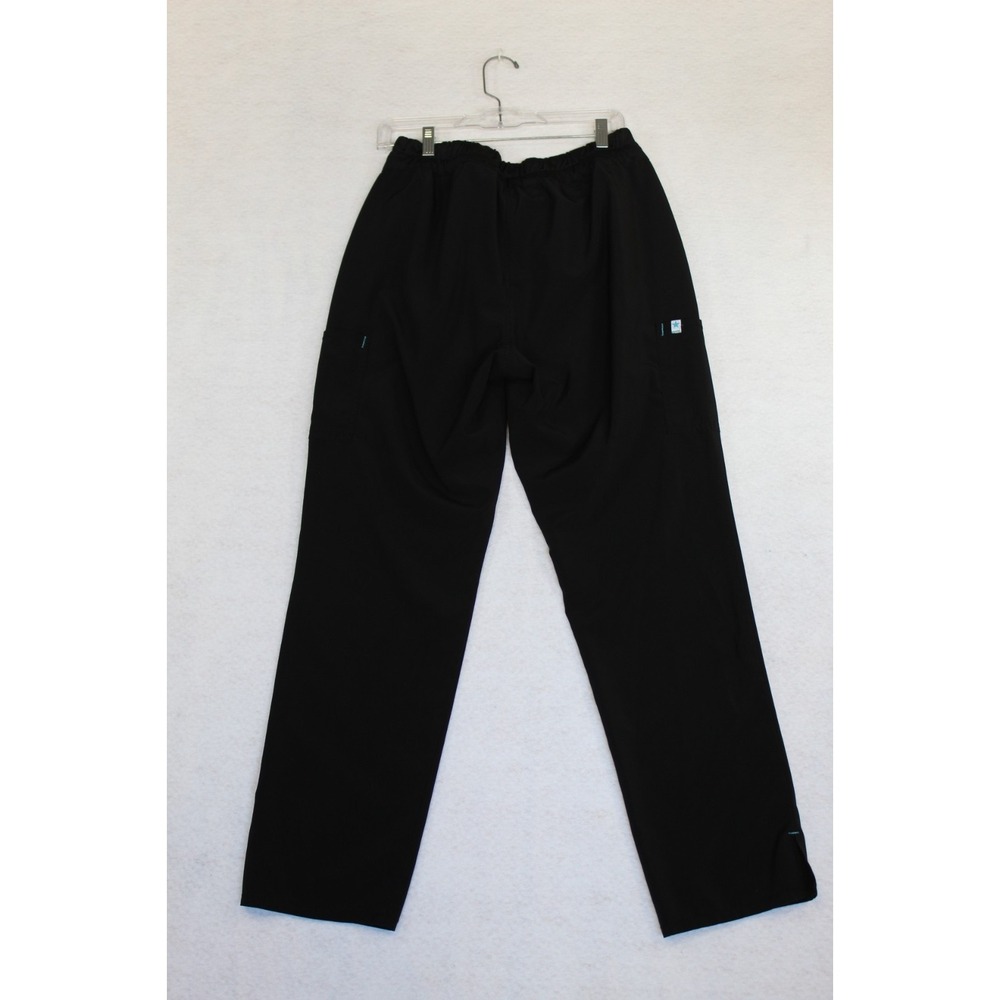 Scrubstar Scrub Pants Womens Large Black Stretch Medical Straight Leg Drawstring - Picture 11 of 12